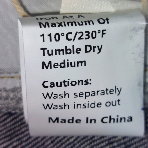 Commense Women's Vintage High Rise Wide-Leg Denim Pants Dark Navy Wash NWT - Picture 3 of 13